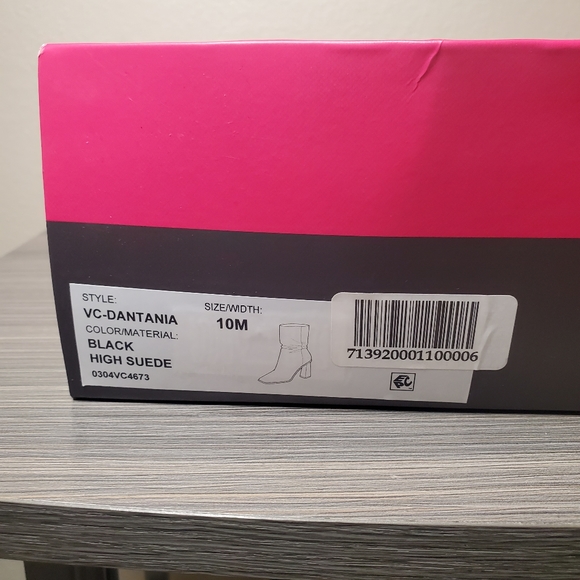 Vince Camuto Dantania Mid Calf Boot - Black Suede Size 10 brand new in box - Picture 5 of 5